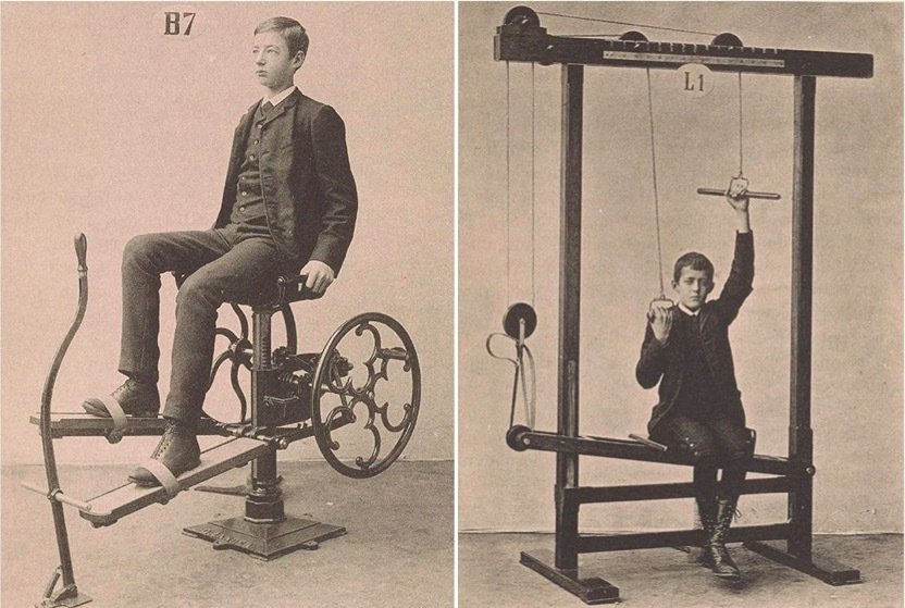 Тренажерный зал и фитнес: как это выглядело более 100 лет назад. Только не смейтесь